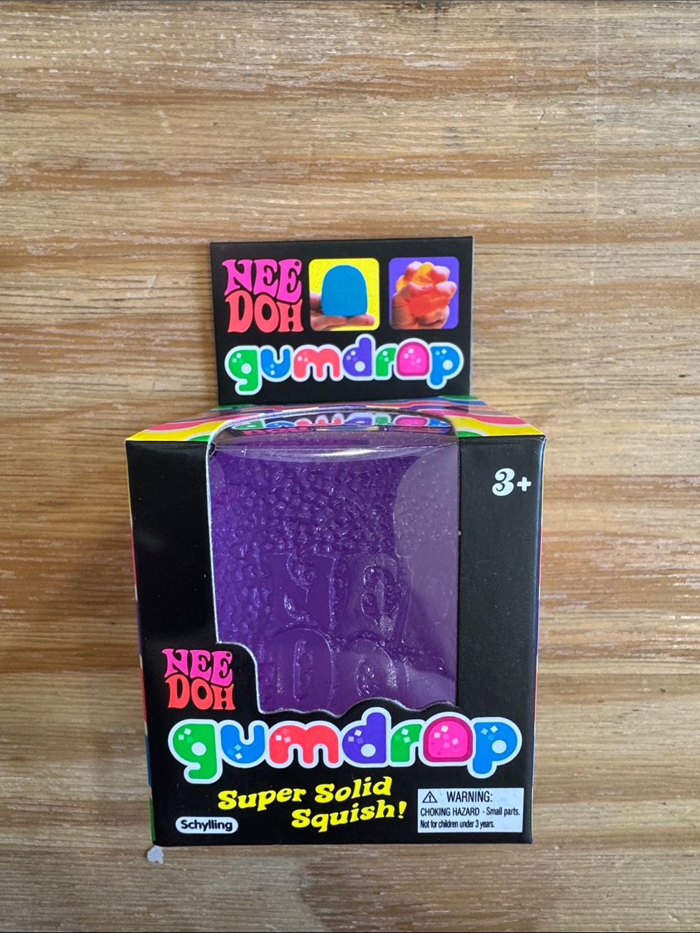 Nee Doh Gumdrop Super Solid Squish! - Purple